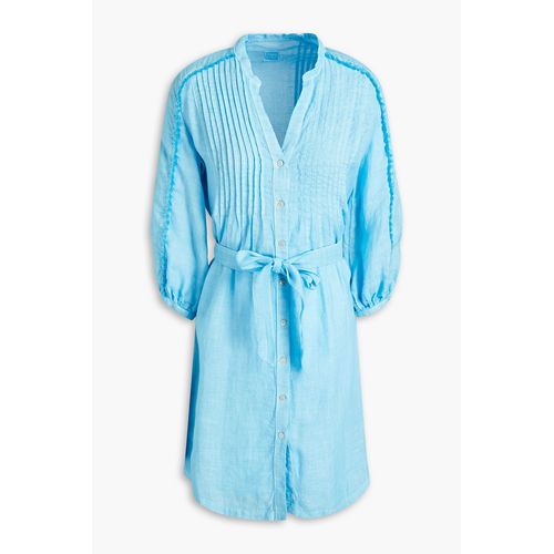 chinese dress ladies Shirt Dress with Belt White / XL/48 main image 0
