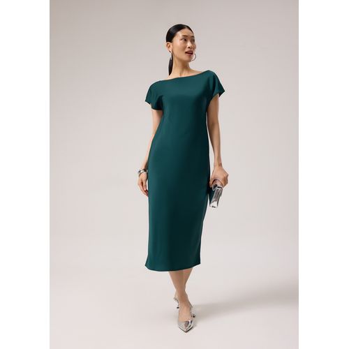 LOVE, BONITO Cupro V-Neck Bias Cut Midaxi Dress Love, Bonito for Women
