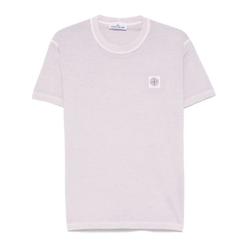 Farfetch Lilac Stone Island T Shirt Stone Island Organic-Cotton