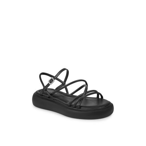 Vagabond Courtney Strappy Flatform Sandals In Black Leather for Women