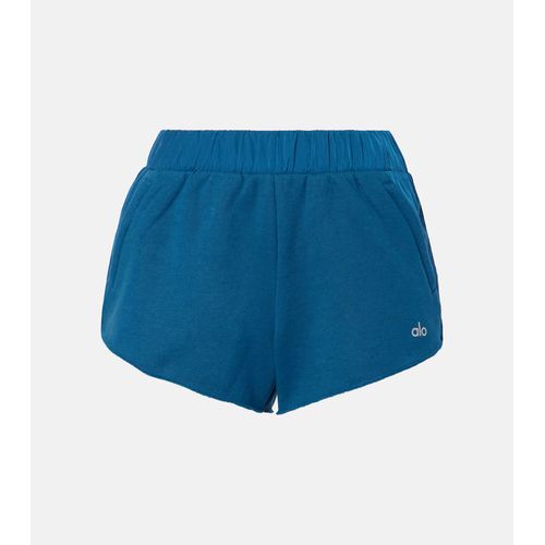 Alo Yoga In The Air Dolphin Cotton-Blend Shorts for Women