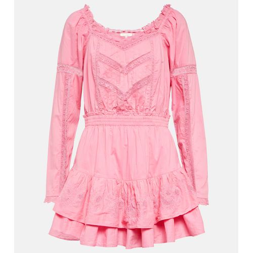 LoveShackFancy Bisolet Dress Citron S for Women