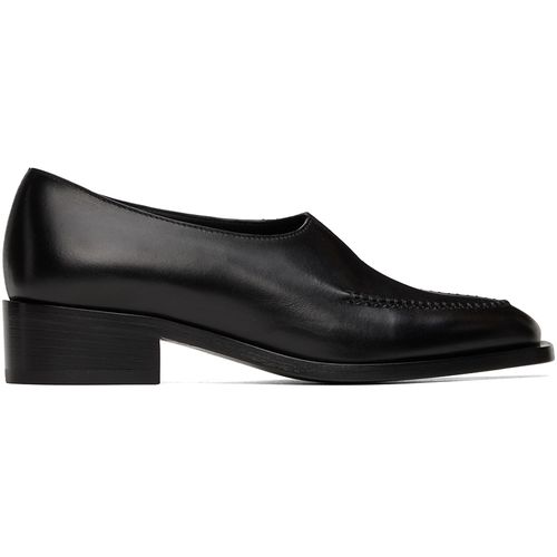 Peter Do Black V-Neck Loafers for Women