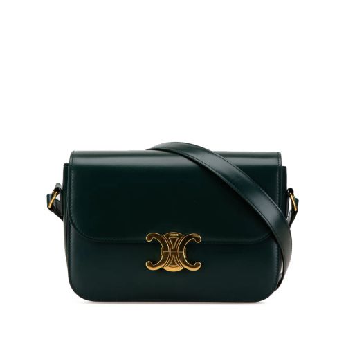 Céline Pre-Owned 2020 Medium Calfskin Triomphe Crossbody Bag