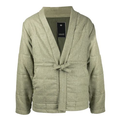 Maharishi Padded Tie-Waist Jacket Green for ผู้ชาย