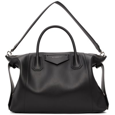 GIVENCHY | Givenchy Black Medium Antigona Soft Bag | Goxip