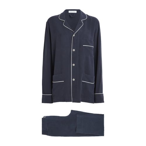 Olivia Von Halle Silk Stripe Alba Pyjama Set for Women