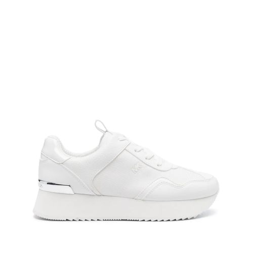 Michael Michael Kors Leather Platform Sneakers White for Women