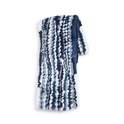 Buy Jocelyn Multi Knitted Faux Fur Infinity Scarf At Goxip