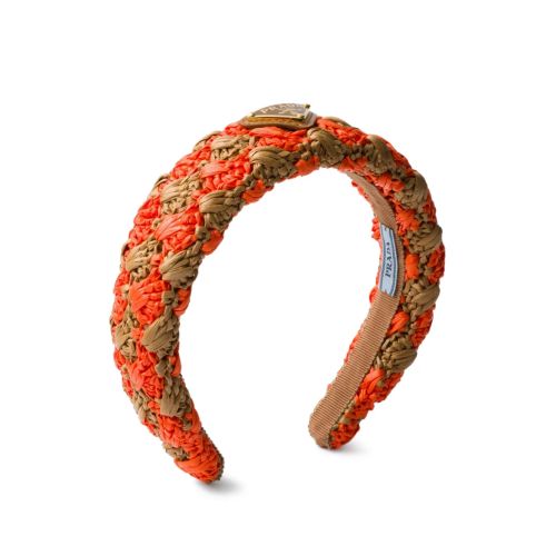 Prada Triangle-Logo Hair Clips (Set Of Two) White for Women