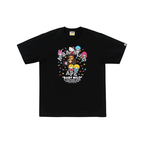 BAPE X Kuromi Baby Milo Ginza Exclusive Tee Black for ผู้ชาย