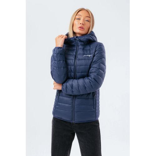 13093 HYPE NAVY WOMEN'S LIGHTWEIGHT PUFFER JACKET for Women