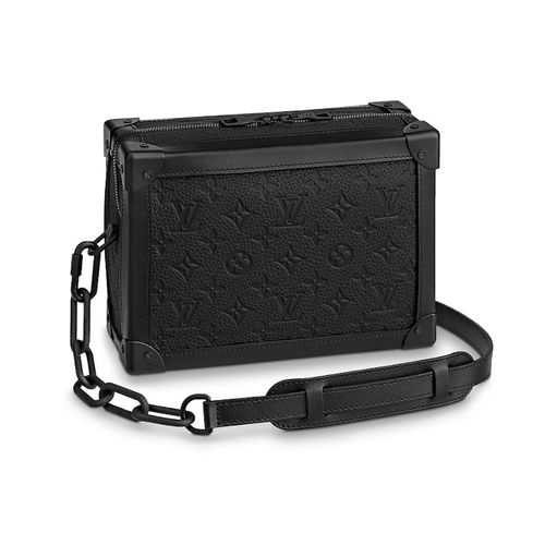 Louis Vuitton Soft Trunk Monogram Mesh Black for Men