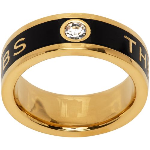 Medallion Rings Marc Jacob Ring Marc Jacobs Gold Black 'The