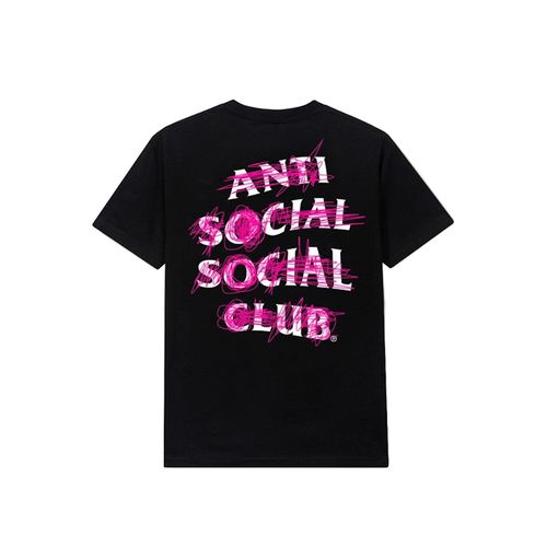 Anti Social Social Club Nevermind T-Shirt Black for ผู้ชาย