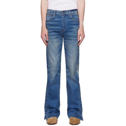 30 AMIRI STACK かわいらしい FLAIR JEAN DARK INDIGO 