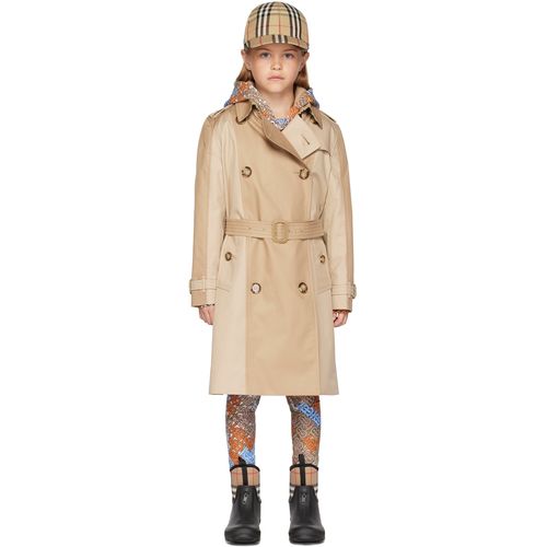Beige Trench Burberry Trench Coat Kids White Burberry Kids Beige