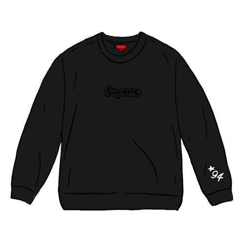 Supreme Gonz Logo Crewneck Black for Women 