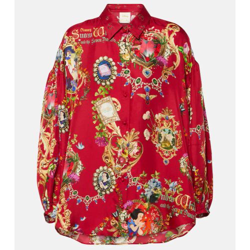 Camilla Printed Silk Shirt for Women