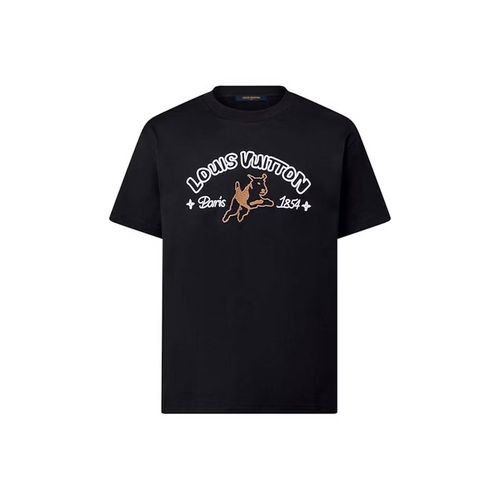 Louis Vuitton X Nigo Embroidered Mockneck Tee White for Men