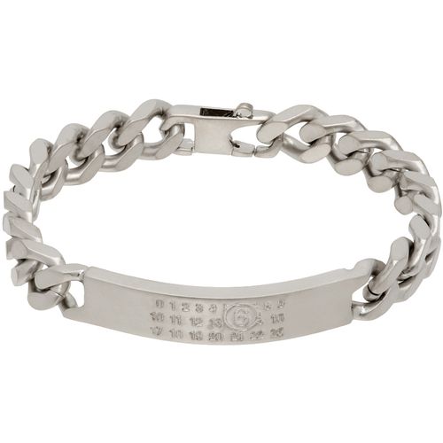 MM6 Maison Margiela Silver Classic Chain Bracelet for Women