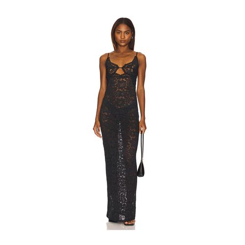 House Of Harlow 1960 X REVOLVE Emilee Maxi Knit Dress In Chocolate. - Size  M (Also In L, XL) for Women