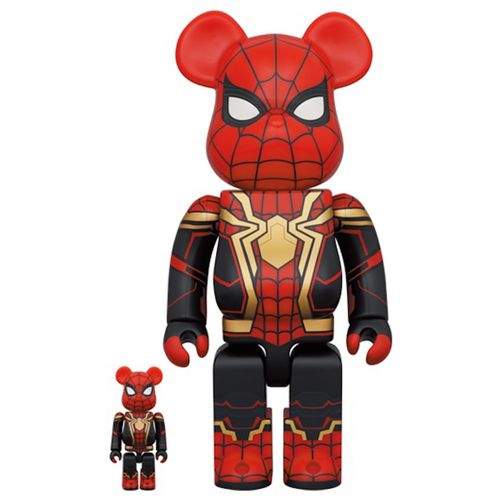 Bearbrick X Marvel Spider-Man (Integrated Suit) 100% & 400% Set 