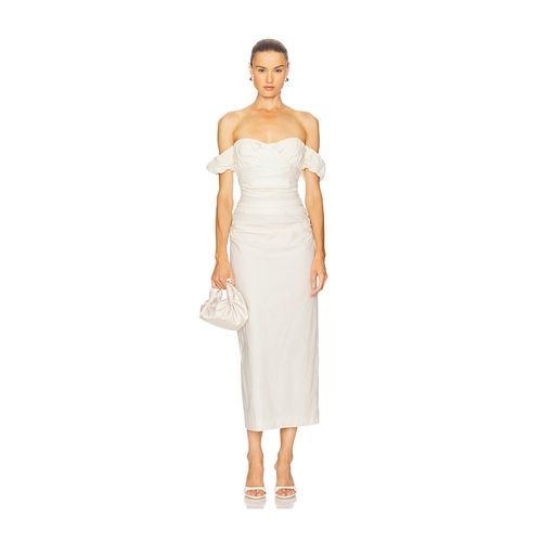 princess polly baby blue dress Revolve Soraia Mini Dress in Sand Beige Camila Coelho main image 1