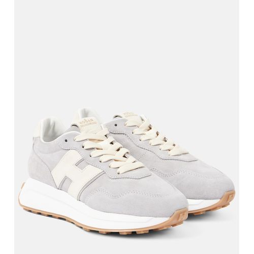Mytheresa Hogan Suede Sneakers Hogan H693 Suede Sneakers In White - Main Image