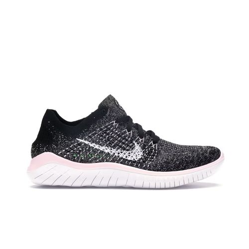 Nike Free RN Flyknit 2018 Black Pink Foam (Women'S)