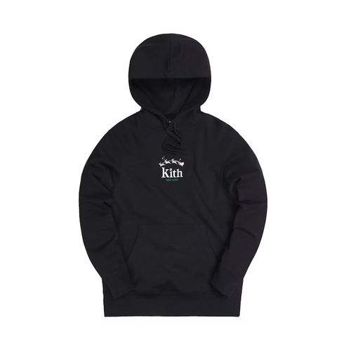 KITH POETIC JUSTICE HOODIE BLACK（KITH X POETIC JUSTICE CREWNECK  