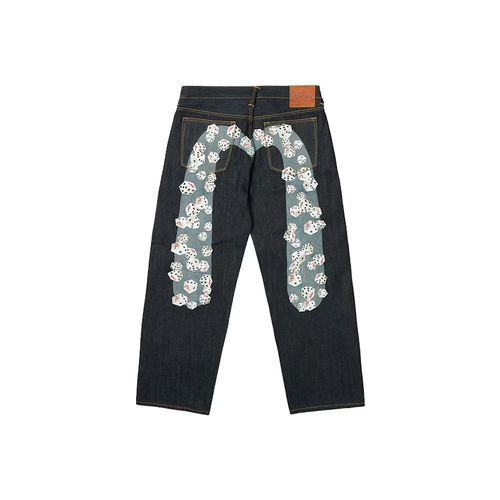 Palace X Evisu Dice Denim Jean Raw for Men