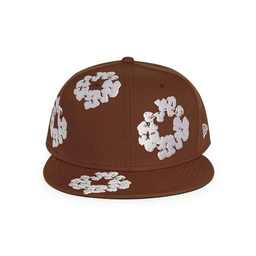 Denim Tears New Era Cotton Wreath 59/50 Cap Brown for Men
