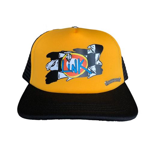 Chrome Hearts Matty Boy Sex Records Link Trucker Hat Black/Yellow
