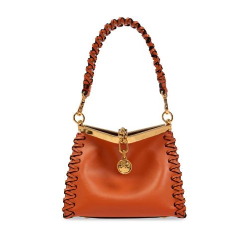 ETRO Small Vela Shoulder Bag Brown for Women