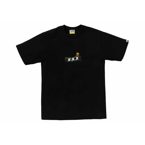 BAPE X God Selection XXX Baby Milo Tee Black for Men