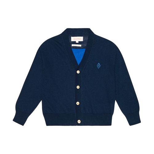 The Animals Observatory Racoon Knitted Cardigan Orange for เด็ก