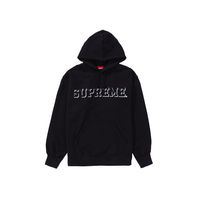 Supreme Drop Shadow Hooded Sweatshirt Black for Women - Main Image