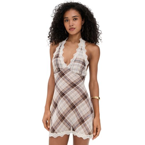 dark brown dressing gown LIONESS Original Sin Mini Dress Garnet