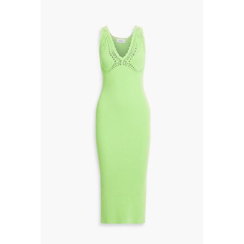 green emerald velvet dress DEREK LAM main image 1