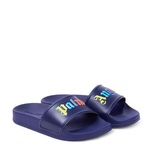 Vitkac Palm Angels Slides Women Palm Angels Kids Logo Rubber Slides For Kids