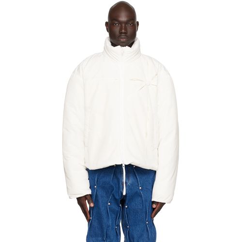 KUSIKOHC Off-White Origami Bomber Jacket for Men