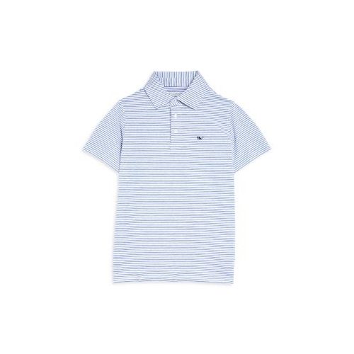 Vineyard Vines Boys' Surf Striped Long Sleeve Polo Little Kid