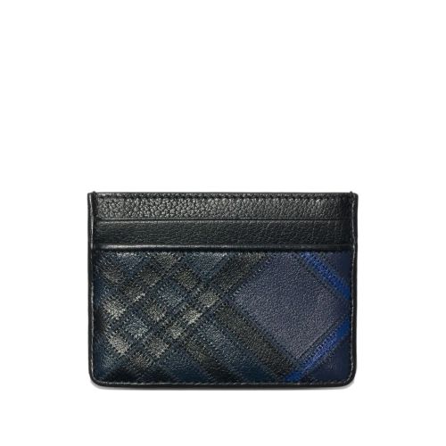 Burberry Black Medium Shield Zip Wallet for Men
