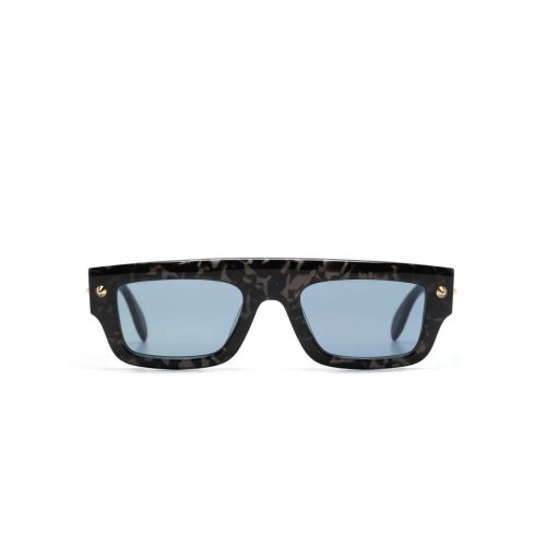 Alexander McQueen Eyewear Spike Stud-Detailing Rectangle-Frame Sunglasses  Black