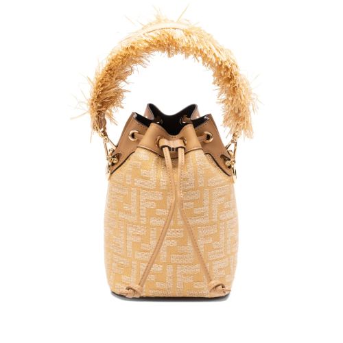 Shopbop Fendi Zucca Bucket Bag FENDI Mon Tresor Bucket Bag Neutrals