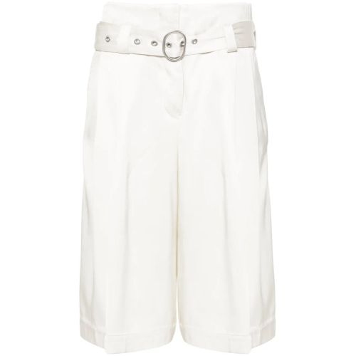 Jil Sander Satin Shorts Neutrals for Women