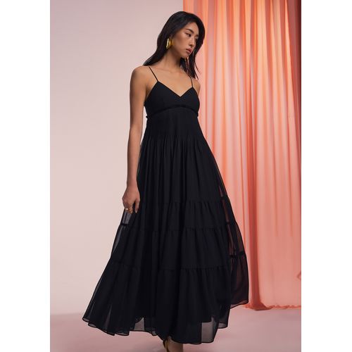 LOVE, BONITO Detachable Sash Sweetheart Fit Flare Midi Dress for