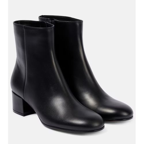 Gianvito Rossi Bea Cuissard Leather Thigh-High Boots Black for Women