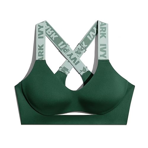 Adidas Ivy Park Cutout Medium Support Bra (Plus Size) Dark Green